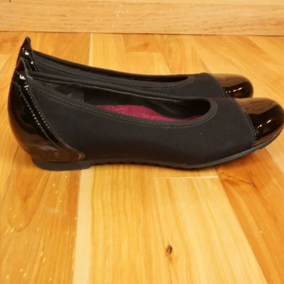 Munro Black Henlee Slip On Dress Flats Size 6.5N - Picture 5 of 10